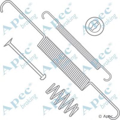 APEC BRAKING kit742 -  Комплектующие, тормозная колодка